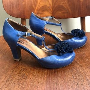 Miz Mooz BLUE heels